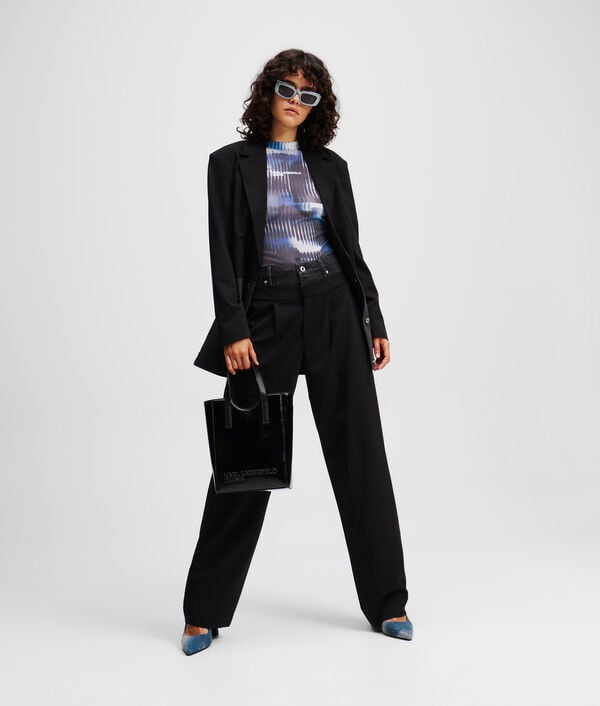 Karl Lagerfeld HAUT EN MAILLE IMPRIMÉ GLITCH