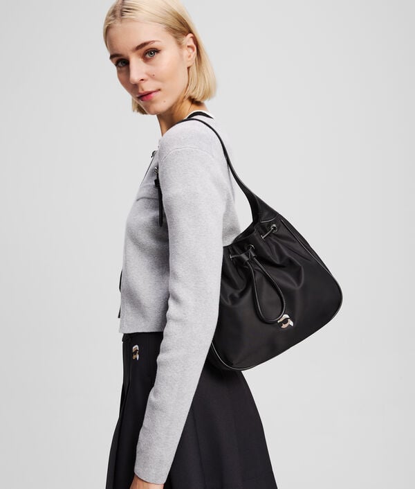 Karl Lagerfeld IKON DRAWSTRING SHOULDER BAG