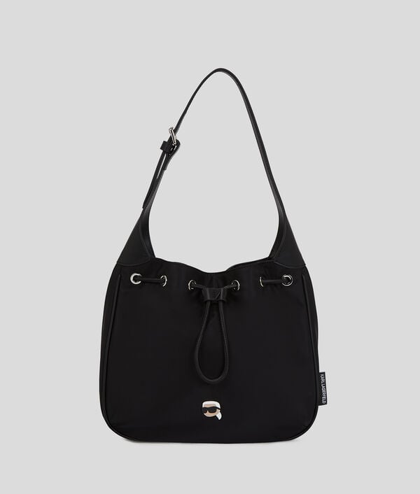 karl lagerfeld IKON DRAWSTRING SHOULDER BAG