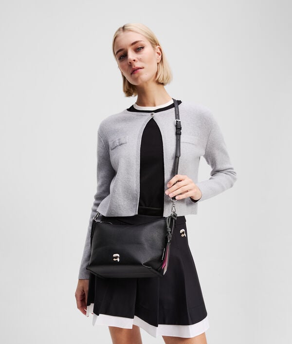 Karl Lagerfeld IKON GRAINY SHOULDER BAG