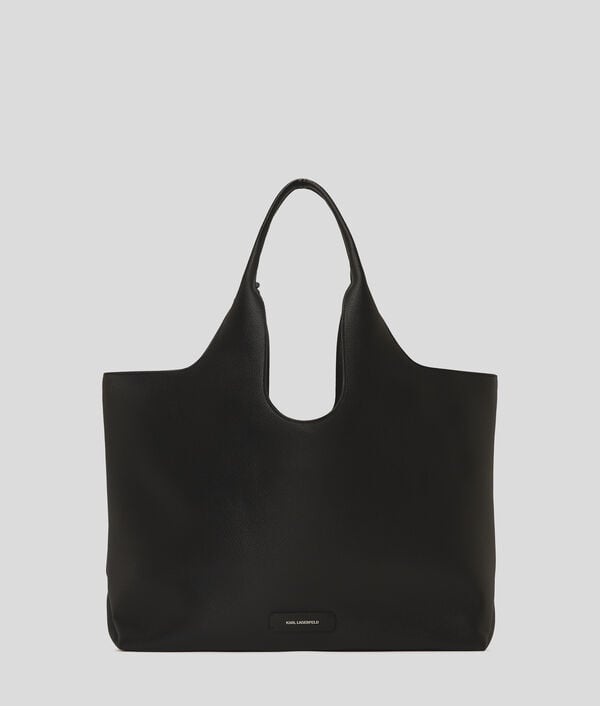 Karl Lagerfeld IKON LARGE GRAINY TOTE BAG