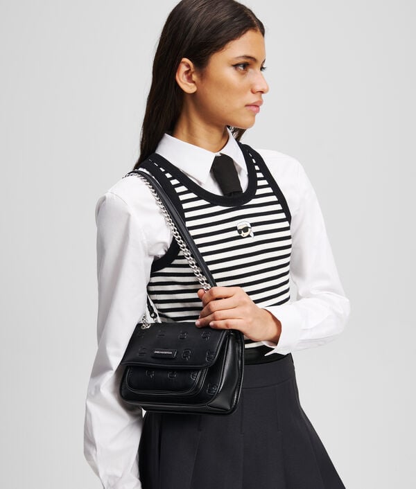 Karl Lagerfeld IKON MONOGRAM SMALL SHOULDER BAG