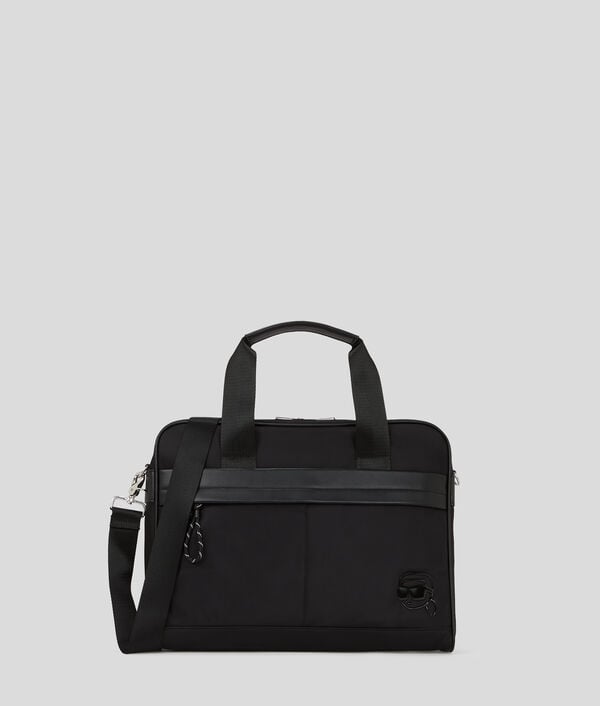 karl lagerfeld IKON NYLON BRIEFCASE