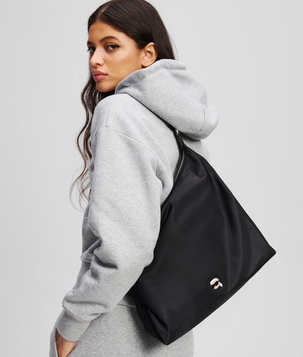 Karl Lagerfeld IKON NYLON HOBO BAG