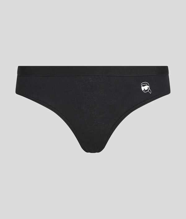 karl lagerfeld IKON RIBBED BRAZILIAN BRIEFS