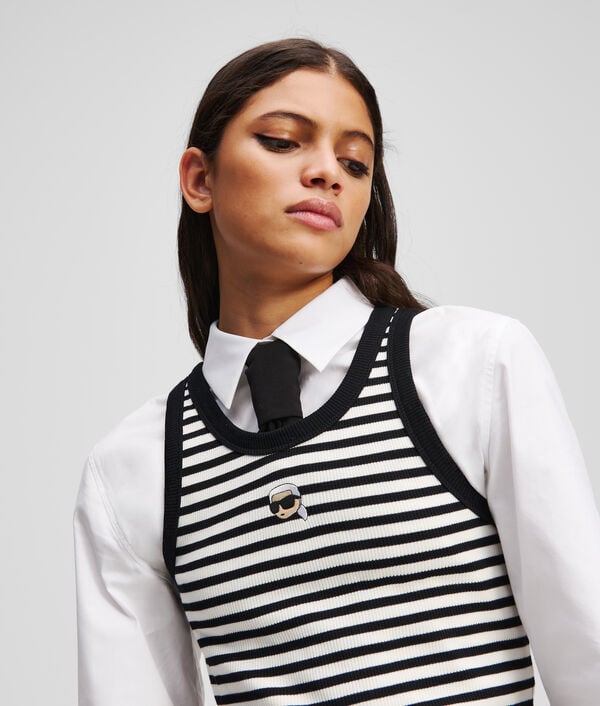 Karl Lagerfeld IKON RIBBED TANK TOP