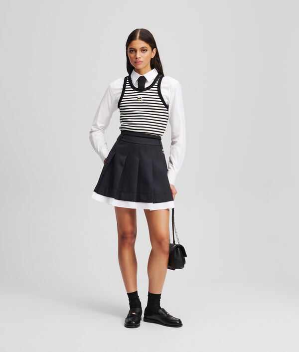 Karl Lagerfeld IKON RIBBED TANK TOP