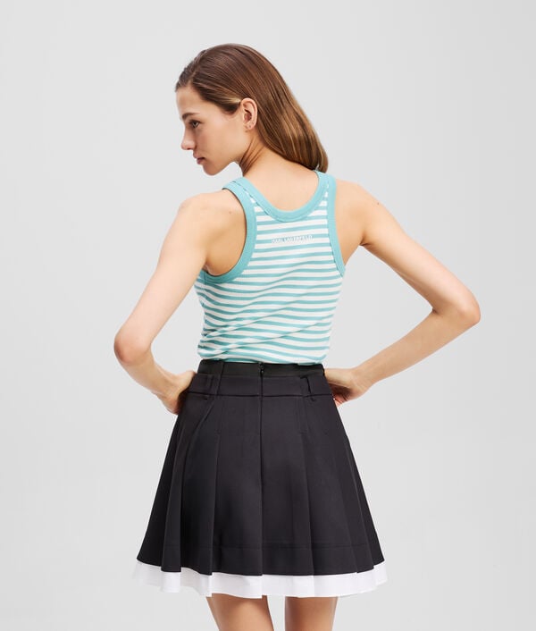 Karl Lagerfeld IKON RIBBED TANK TOP