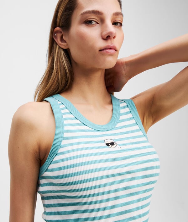 Karl Lagerfeld IKON RIBBED TANK TOP
