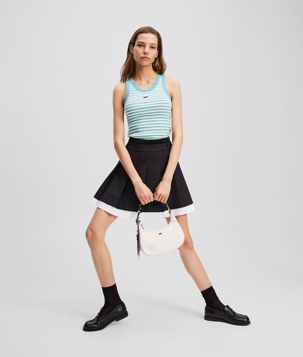 Karl Lagerfeld IKON RIBBED TANK TOP