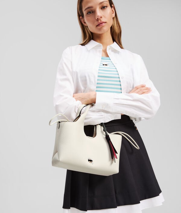 Karl Lagerfeld IKON SMALL GRAINY TOTE BAG