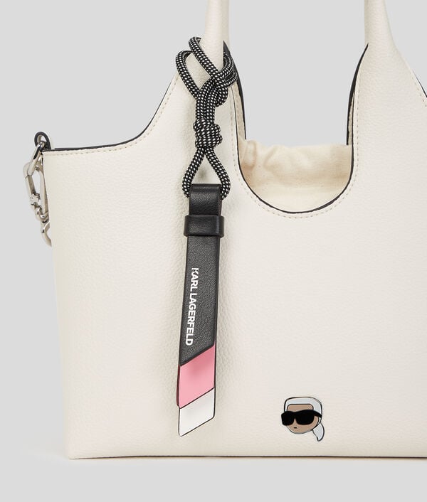 Karl Lagerfeld IKON SMALL GRAINY TOTE BAG