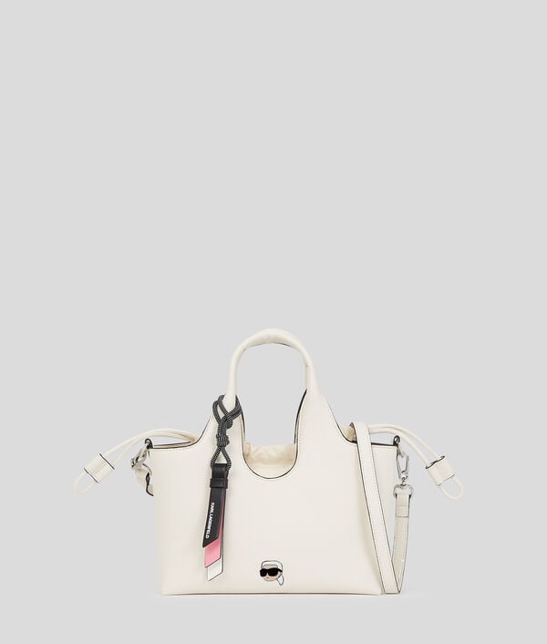 karl lagerfeld IKON SMALL GRAINY TOTE BAG
