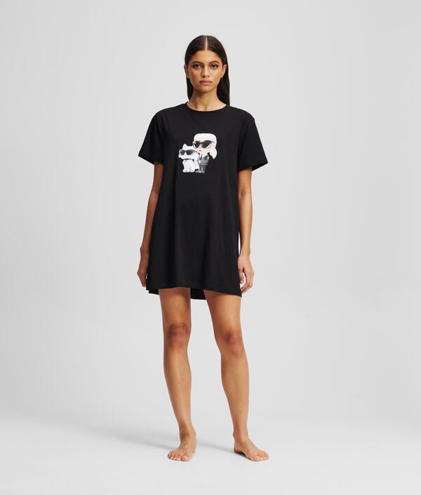 karl lagerfeld IKON T-SHIRT PAJAMA DRESS