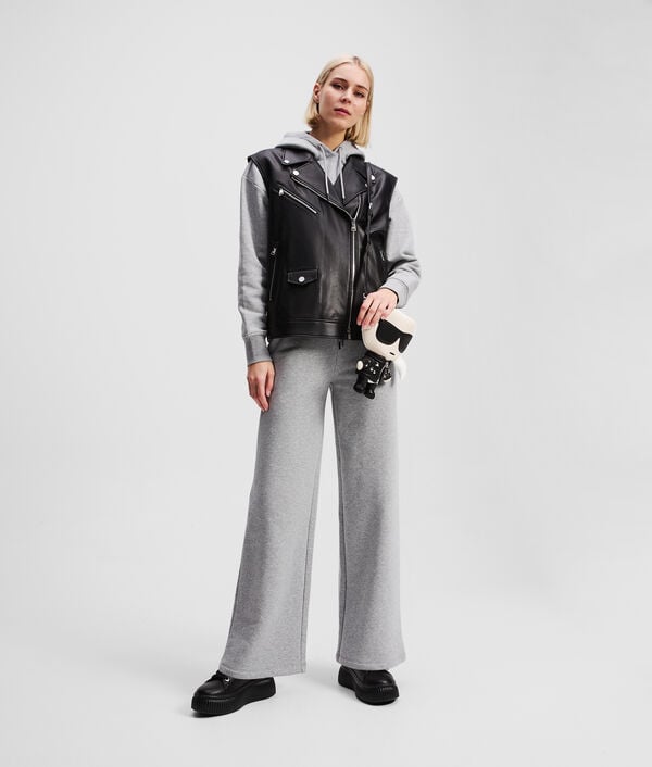 Karl Lagerfeld IKON WIDE-LEG SWEATPANTS