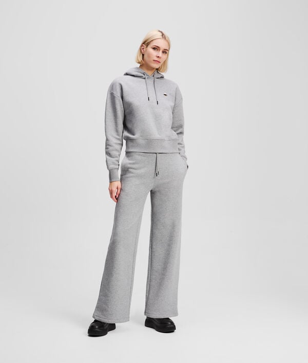 karl lagerfeld IKON WIDE-LEG SWEATPANTS