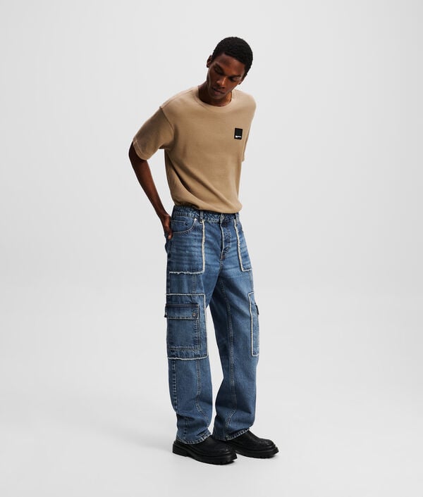 karl lagerfeld JEAN DÉCONTRACTÉ STYLE UTILITAIRE