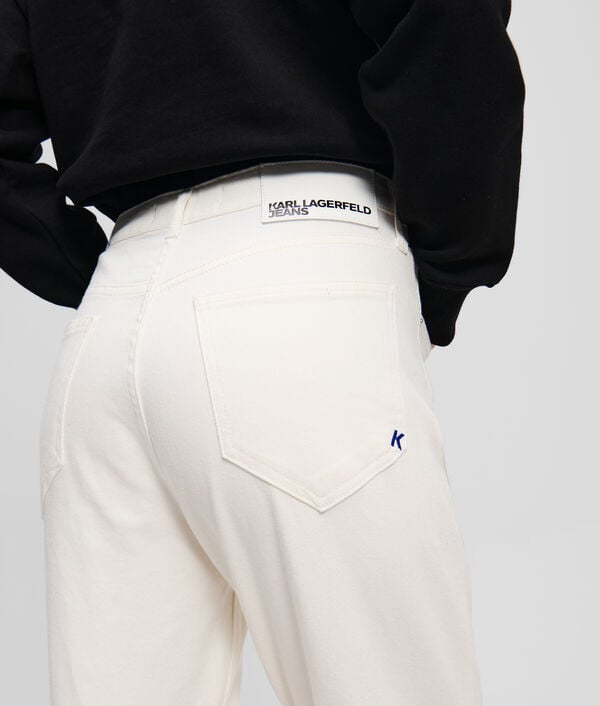 Karl Lagerfeld JEAN DROIT À TAILLE HAUTE
