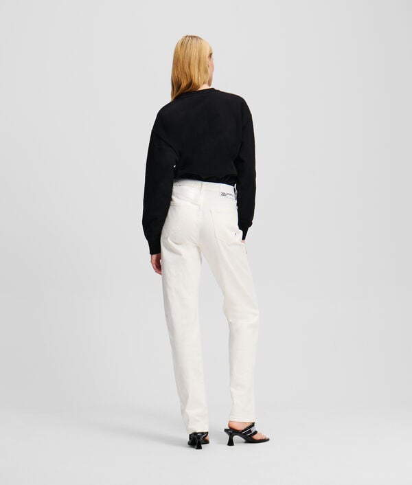 Karl Lagerfeld JEAN DROIT À TAILLE HAUTE