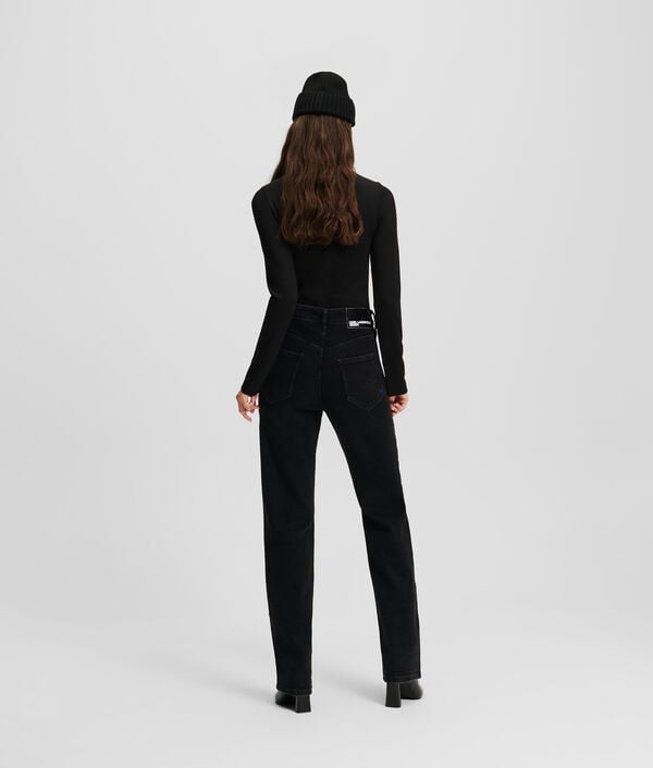 Karl Lagerfeld JEAN DROIT TAILLE HAUTE KLJ