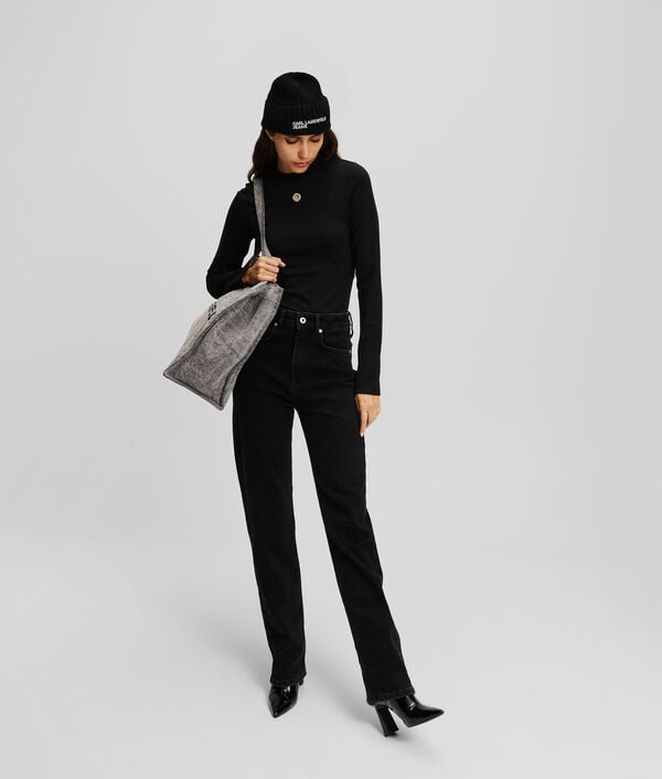 Karl Lagerfeld JEAN DROIT TAILLE HAUTE KLJ