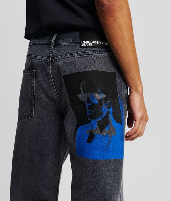 Karl Lagerfeld JEAN IMPRIMÉ DROIT