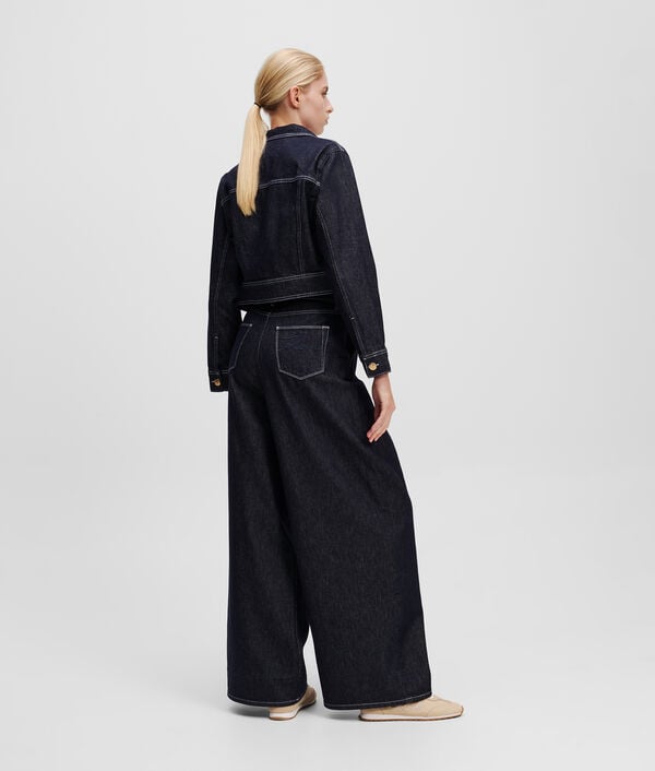 Karl Lagerfeld JEAN LARGE À BRAGUETTE BOUTONNÉE