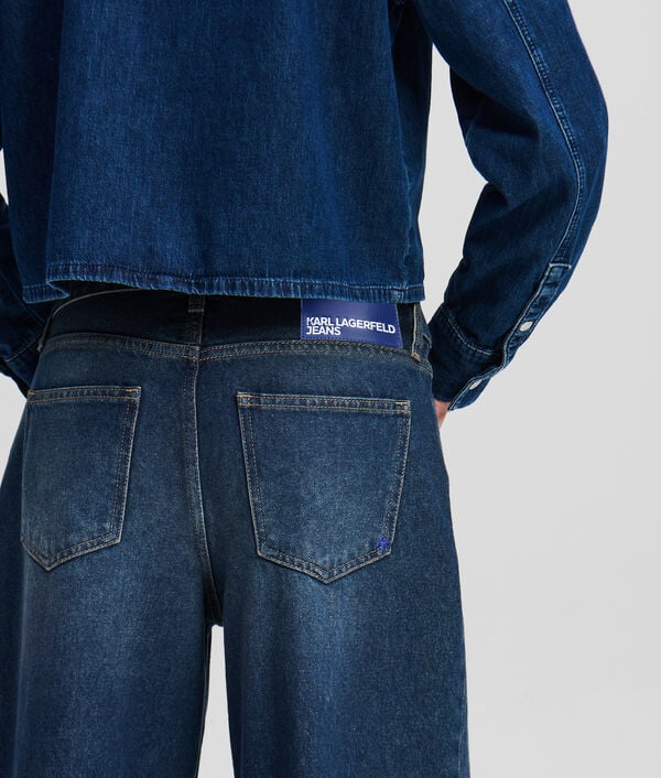Karl Lagerfeld JEAN LARGE À TAILLE BASSE