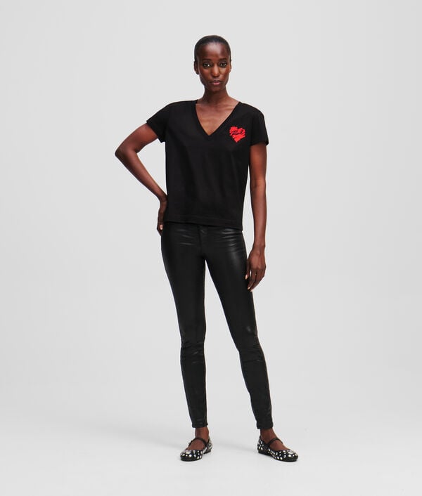 Karl Lagerfeld JEAN SKINNY METALLISÉ