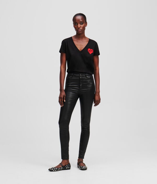 karl lagerfeld JEAN SKINNY METALLISÉ
