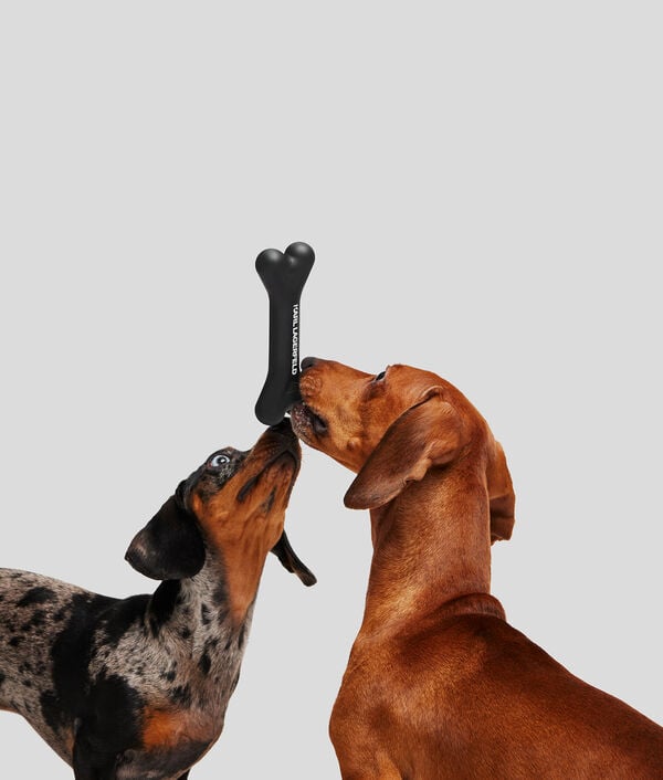 Karl Lagerfeld JOUET À MÂCHER EN FORME D'OS K/PET