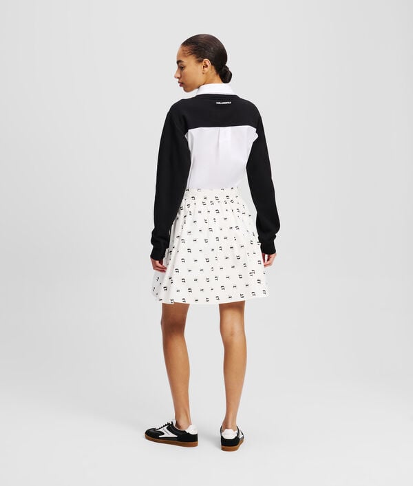 Karl Lagerfeld JUPE À IMPRESSION IKON INTÉGRALE