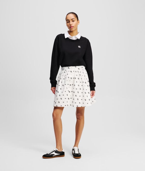karl lagerfeld JUPE À IMPRESSION IKON INTÉGRALE