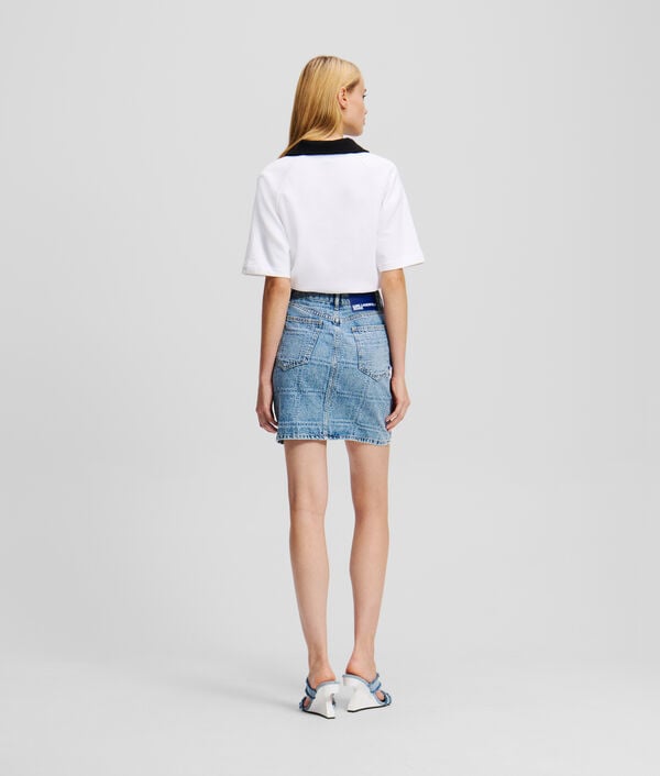 Karl Lagerfeld JUPE EN DENIM PATCHWORK