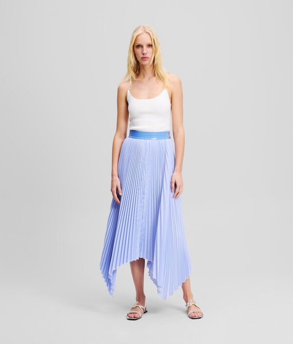 karl lagerfeld JUPE PLISSÉE ASYMÉTRIQUE