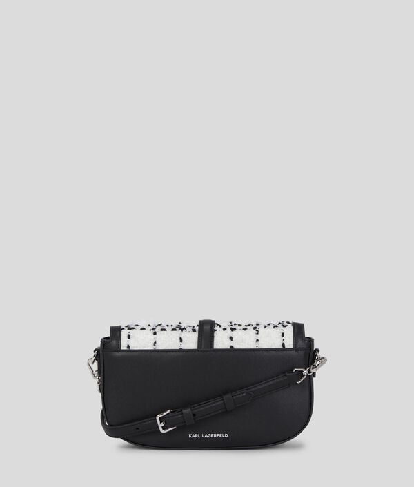 Karl Lagerfeld K/AUTOGRAPH BOUCLÉ SHOULDER BAG