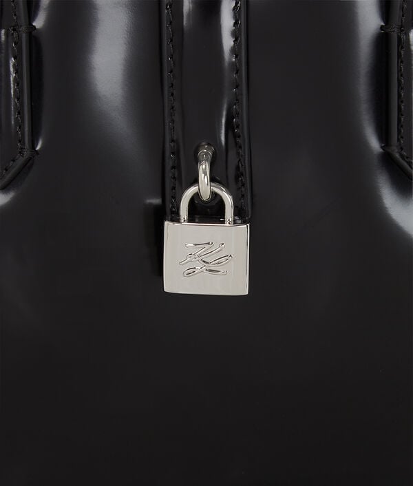 Karl Lagerfeld K/AUTOGRAPH LEATHER MINI TOTE BAG