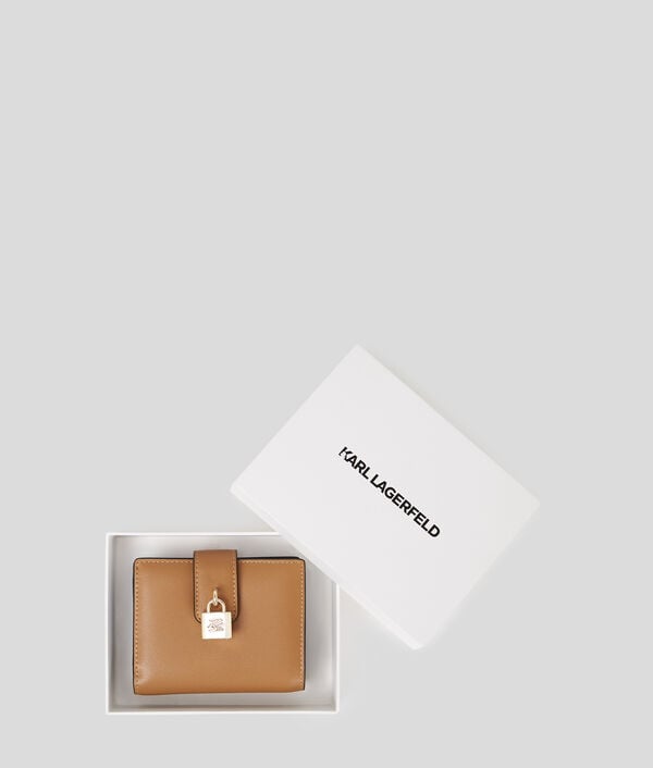 Karl Lagerfeld K/AUTOGRAPH PADLOCK MEDIUM WALLET