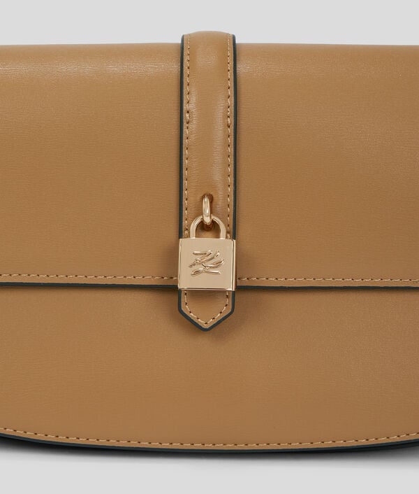 Karl Lagerfeld K/AUTOGRAPH PADLOCK SHOULDER BAG