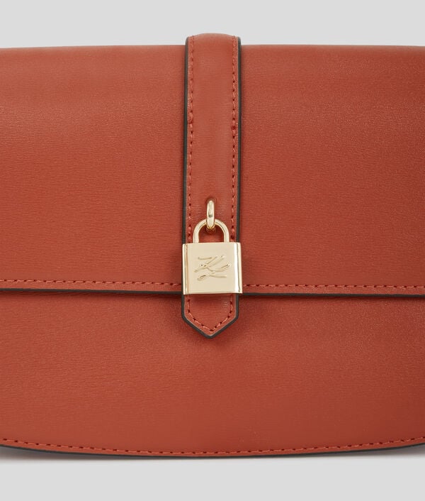 Karl Lagerfeld K/AUTOGRAPH PADLOCK SHOULDER BAG