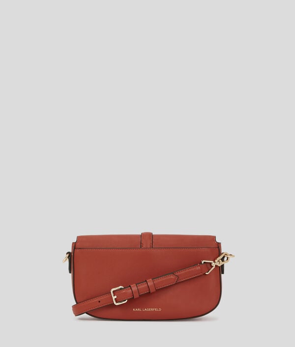 Karl Lagerfeld K/AUTOGRAPH PADLOCK SHOULDER BAG