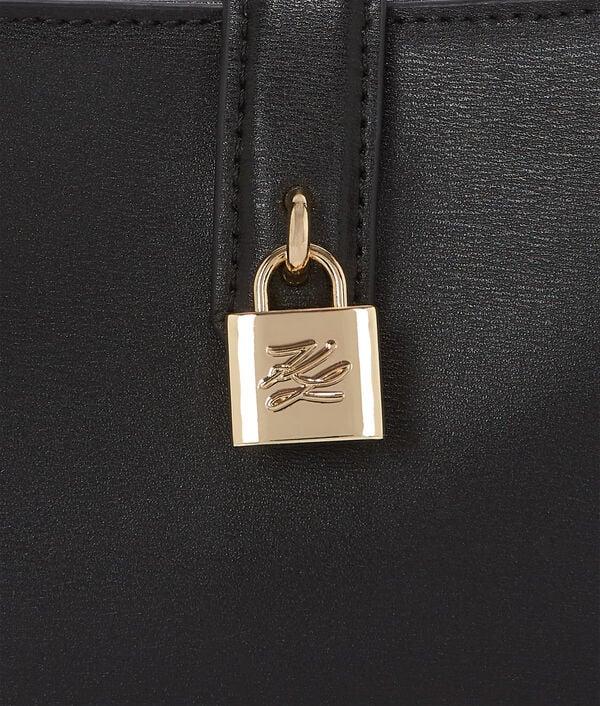 Karl Lagerfeld K/AUTOGRAPH PADLOCK SHOULDER POUCH