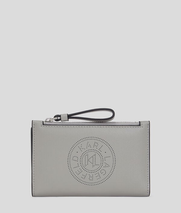 karl lagerfeld K/CIRCLE SLIM BIFOLD WALLET