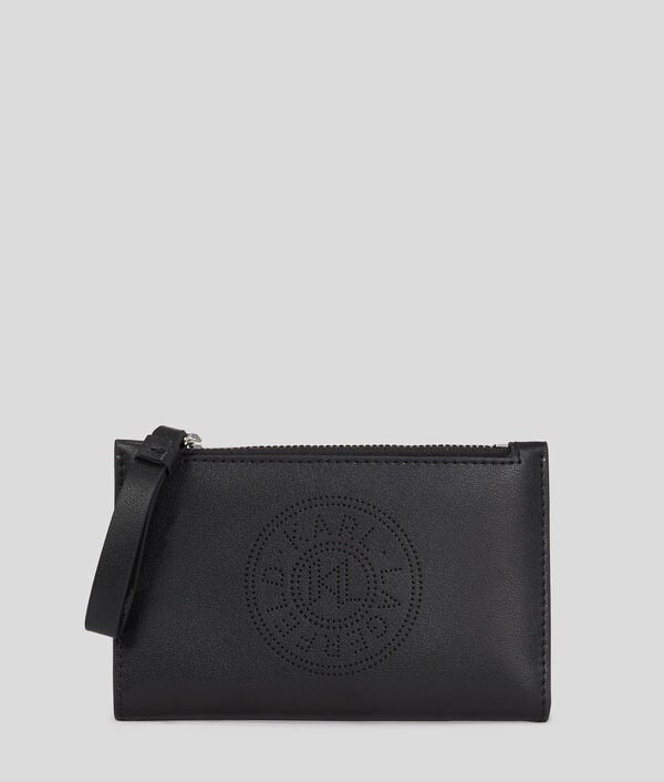 karl lagerfeld K/CIRCLE SLIM BIFOLD WALLET