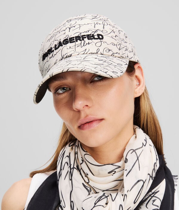 Karl Lagerfeld K/ESSENTIAL SCRIBBLE CAP