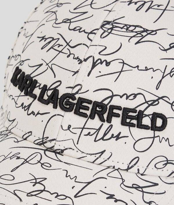 Karl Lagerfeld K/ESSENTIAL SCRIBBLE CAP