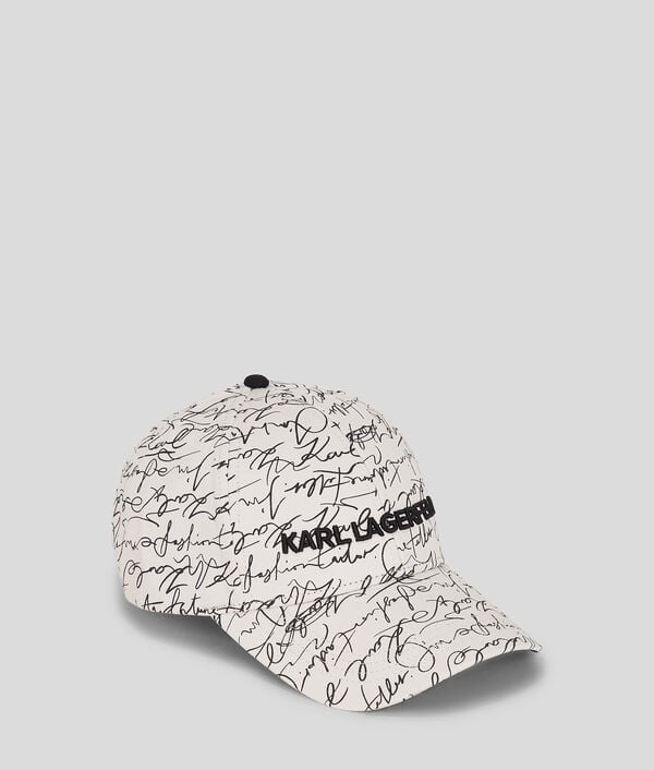 karl lagerfeld K/ESSENTIAL SCRIBBLE CAP