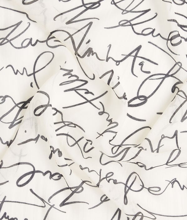 Karl Lagerfeld K/ESSENTIAL SCRIBBLE SCARF