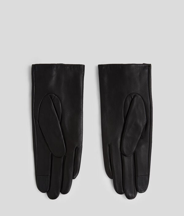 Karl Lagerfeld K/ESSENTIAL ZIPPED GLOVES