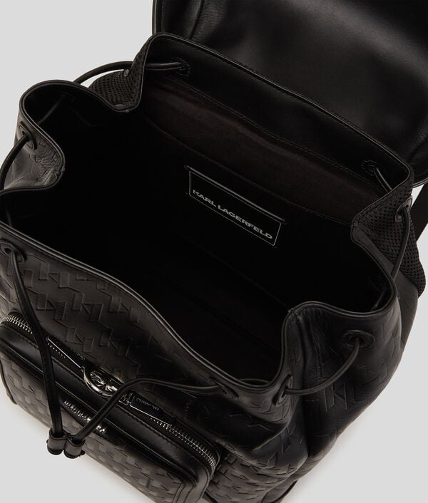 Karl Lagerfeld K/LOOM LEATHER BACKPACK